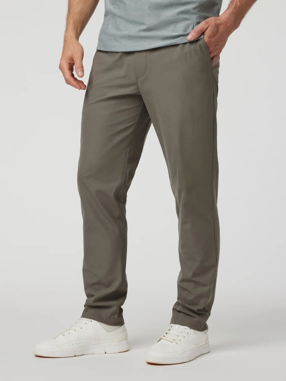 Vuori Men's Meta Elastic Waist Pant- cocoa